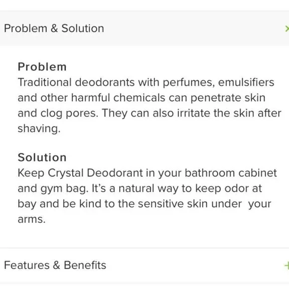 Norwex crystal deodorant - Picture 5 of 7